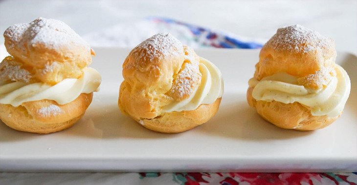 Bánh su kem thành phẩm hoàn hảo