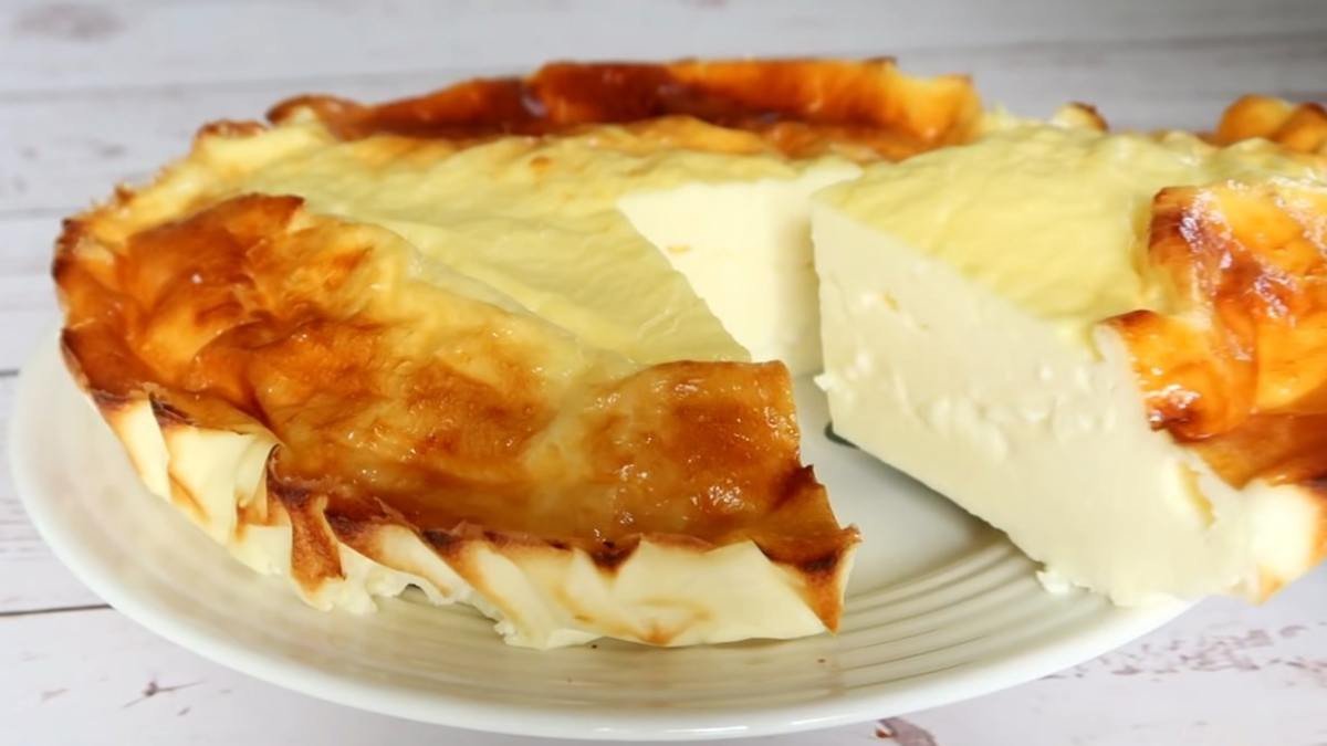 Bánh sữa chua nướng sau khi hoàn thành