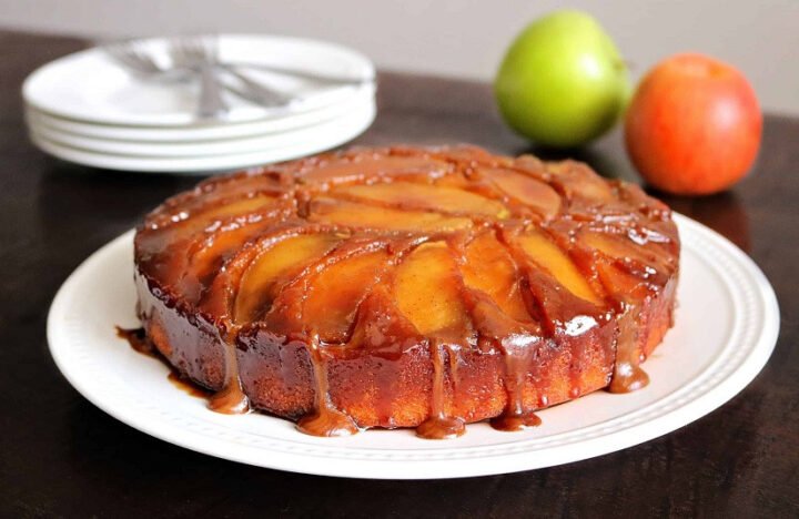 Bánh táo nướng đơn giản với nồi chiên không dầu