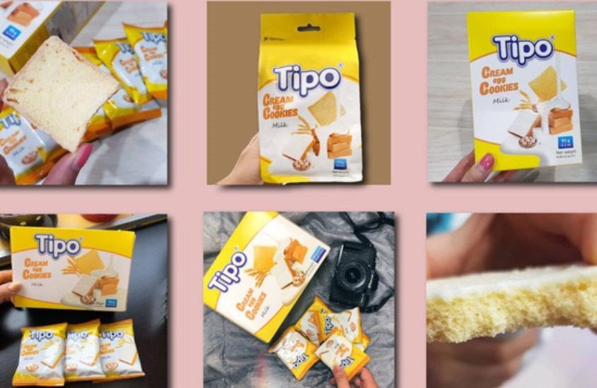 Bánh Tipo trứng sữa chứa khoảng 510 calo/100g