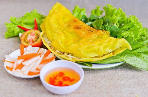 Bánh xèo chay thơm ngon