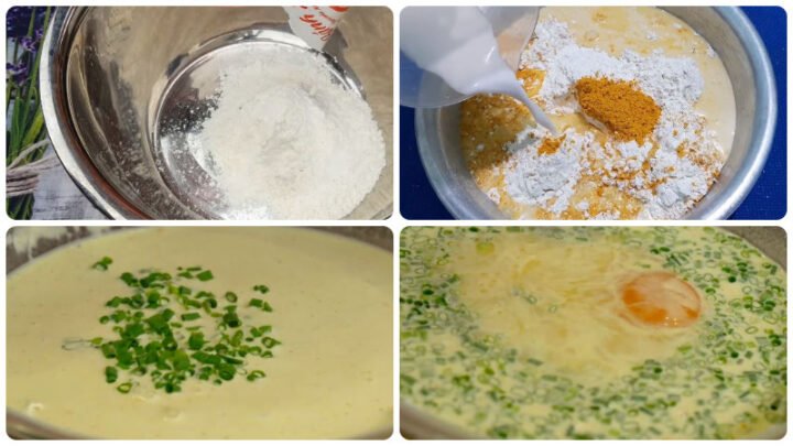 Bánh xèo miền Nam vàng ươm, giòn rụm với nhân đầy đặn, minh họa cho cách pha bột bánh xèo giòn lâu.