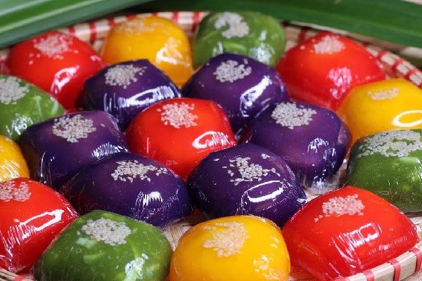 Bánh xu xê mochi – biến tấu từ bột năng và dừa