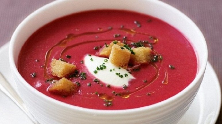 Bát cháo cá hồi rau dền