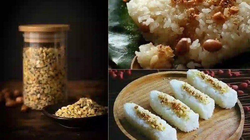 Bát cơm muối vừng thơm ngon