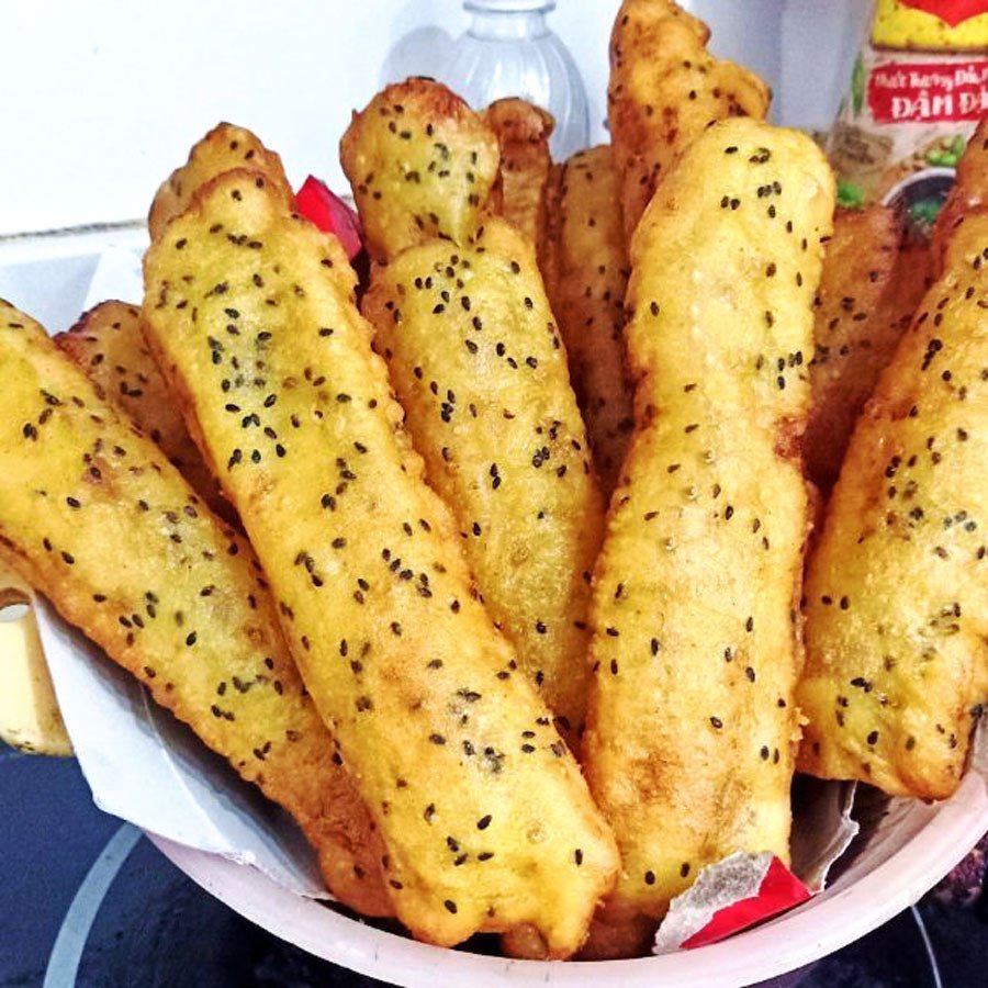 Bí quyết làm bánh chuối chiên giòn lâu