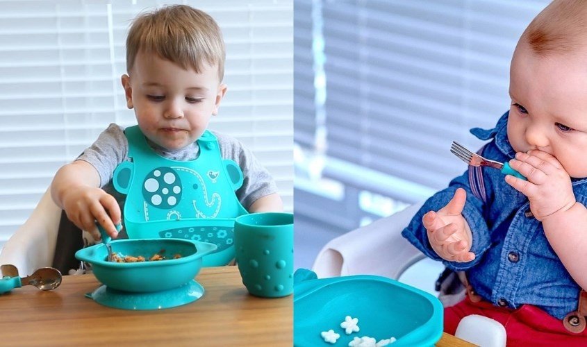 Bộ muỗng ăn dặm mềm mại an toàn cho bé trong giai đoạn đầu