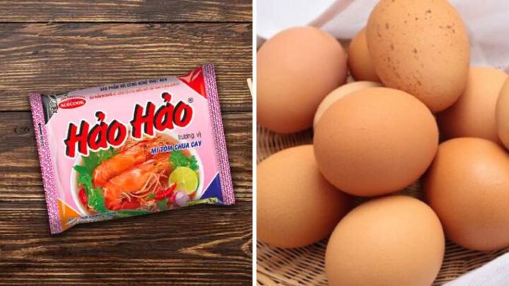 Bộ sưu tập nguyên liệu tươi ngon cho món mì xào Hảo Hảo chuẩn vị