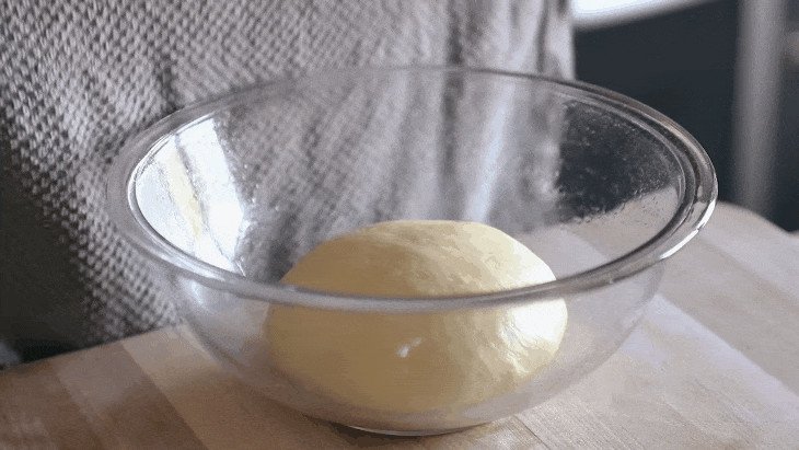 Bột làm vỏ bánh hamburger đã nở đạt yêu cầu