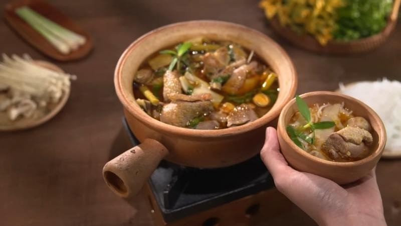 Bún vịt sả thơm ngon đậm đà