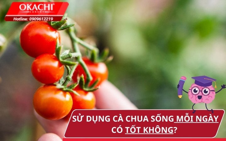 Cà chua bi tươi và cà chua bi đã qua chế biến, so sánh giá trị dinh dưỡng và lượng calo khi ăn sống hay nấu chín.