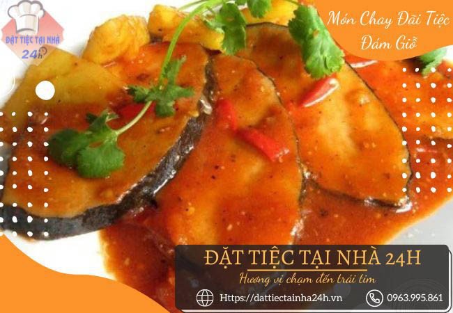 Cá thu sốt cà chua chay