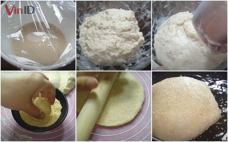 Các bước chuẩn bị nguyên liệu làm bánh tiêu truyền thống tại nhà