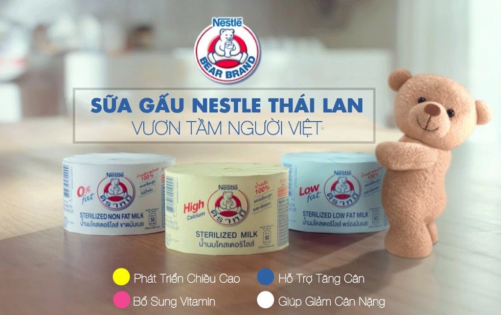 Các địa điểm uy tín để mua sữa gấu Nestle Thái Lan chính hãng, đảm bảo chất lượng và nguồn gốc