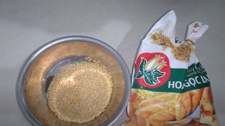 Các nguyên liệu cần chuẩn bị để làm bánh bao nhân đậu xanh dừa