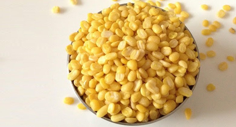 Các nguyên liệu chuẩn bị cho món chè bột sắn dây đậu xanh