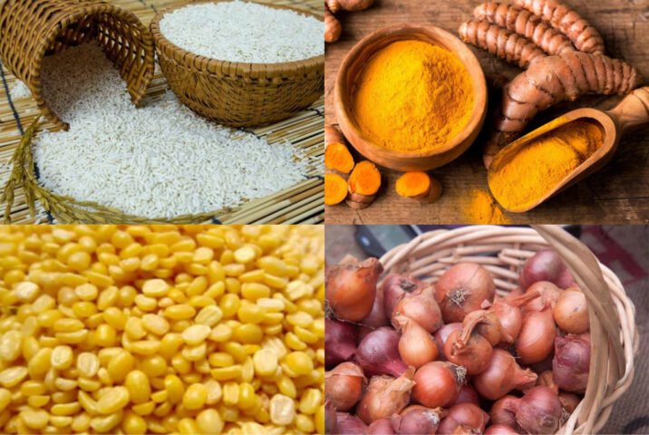 Các nguyên liệu cơ bản để chuẩn bị món xôi màu vàng hấp dẫn