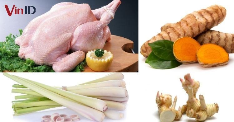 Các nguyên liệu đặc trưng của món gà giả cầy kiểu Bắc