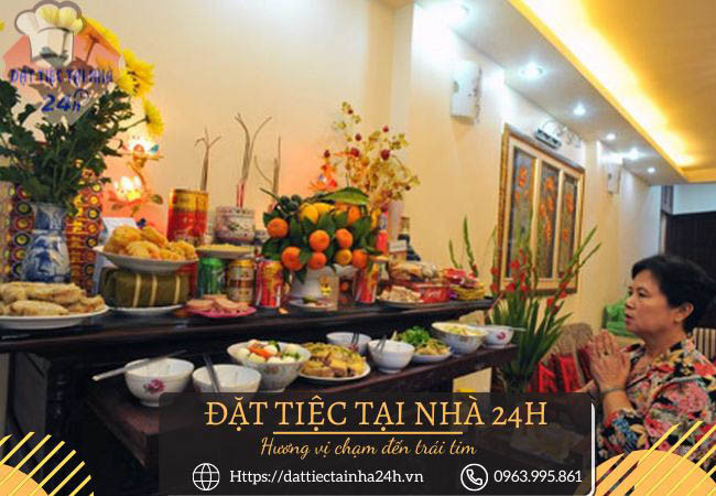 Cách bày trí mâm cỗ cúng giỗ đẹp mắt