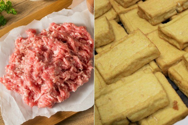 Cách chọn đậu hũ và thịt heo tươi ngon cho món đậu hũ nhồi thịt