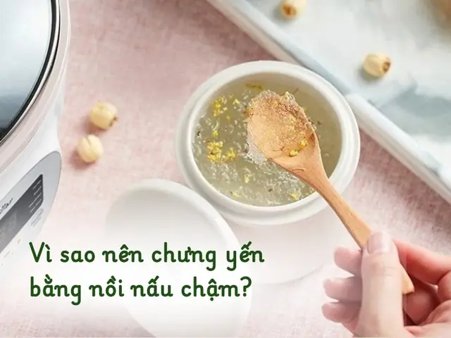 Hướng Dẫn Cách Chưng Yến Bằng Nồi Nấu Chậm Đơn Giản, Hiệu Quả