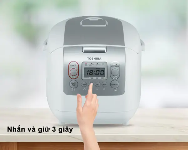 Cách Hẹn Giờ Nấu Cơm Nồi Cơm Điện Toshiba Chi Tiết Nhất