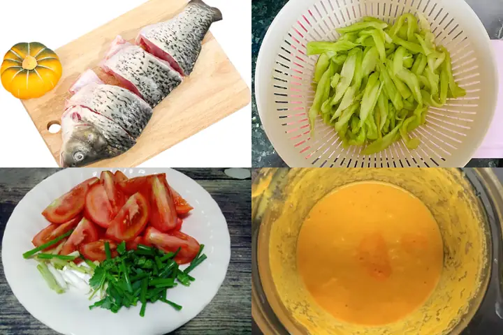 Cách làm cá chép nấu mẻ dọc mùng siêu nhanh