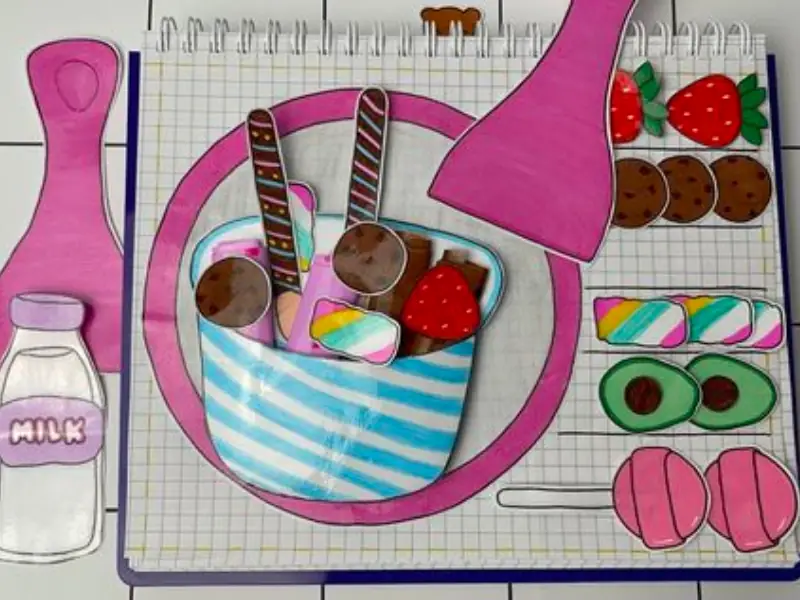 cách làm đồ chơi nấu ăn bằng giấy