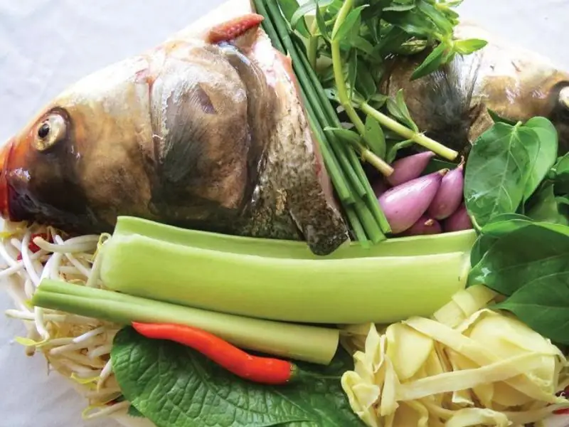 cách làm dọc mùng nấu cá
