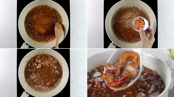 Cách làm mắm ruốc chấm xoài kiểu Thái