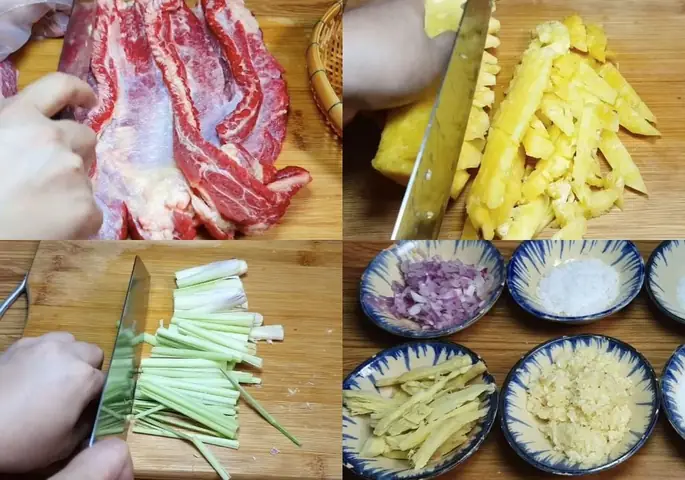 Sơ chế nguyên liệu Sơ chế nguyên liệu