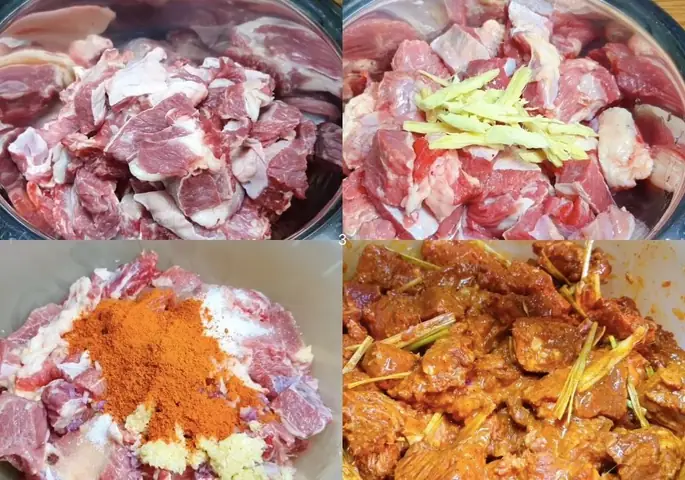 Ướp thịt bò Ướp thịt bò