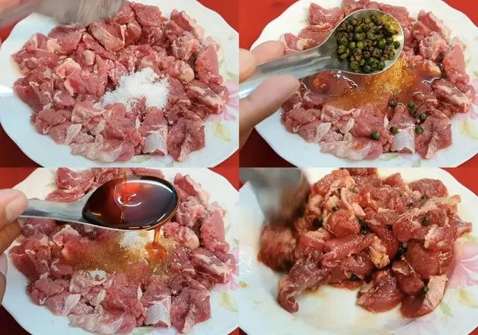 Ướp thịt bò Ướp thịt bò