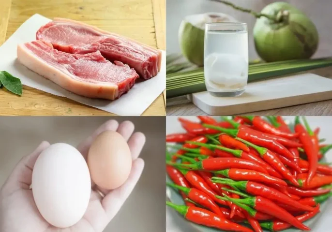 cách làm thịt kho rệu