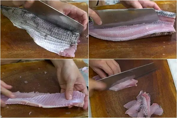 cách nấu bánh canh cá lóc rau đắng