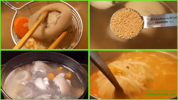 cách nấu bánh canh cua giò heo