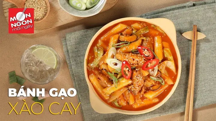 Hướng Dẫn Cách Nấu Bánh Gạo Tokbokki Ngon Chuẩn Vị Hàn