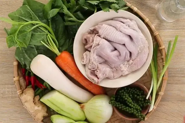 cách nấu bao tử hầm tiêu