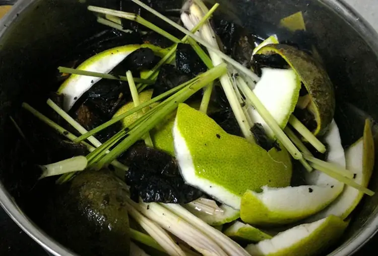 cách nấu bồ kết gội đầu