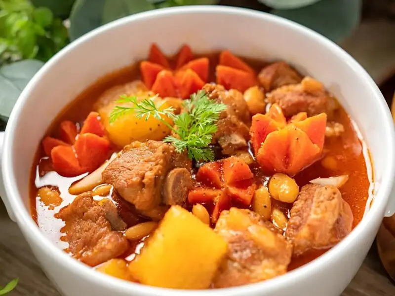 cách nấu bò lagu nước cốt dừa