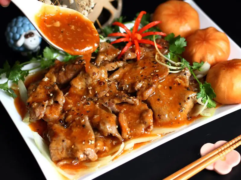 cách nấu bò sốt tiêu đen