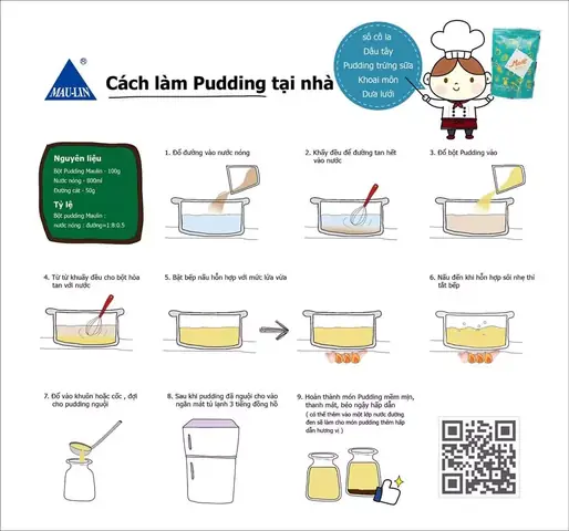 Cách Nấu Bột Pudding Mira Thơm Ngon, Mềm Mịn Ngay Tại Nhà
