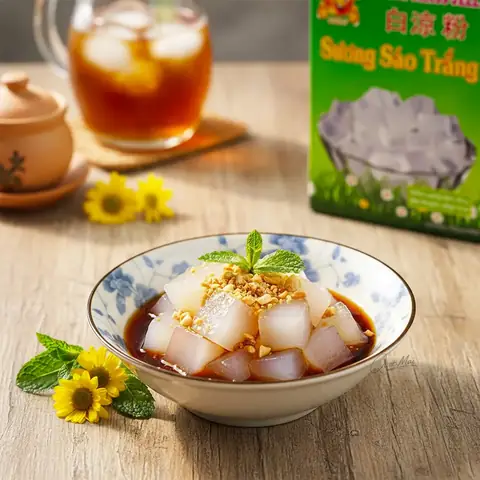 Cách nấu bột sương sáo trắng ngon chuẩn vị, cực dễ làm