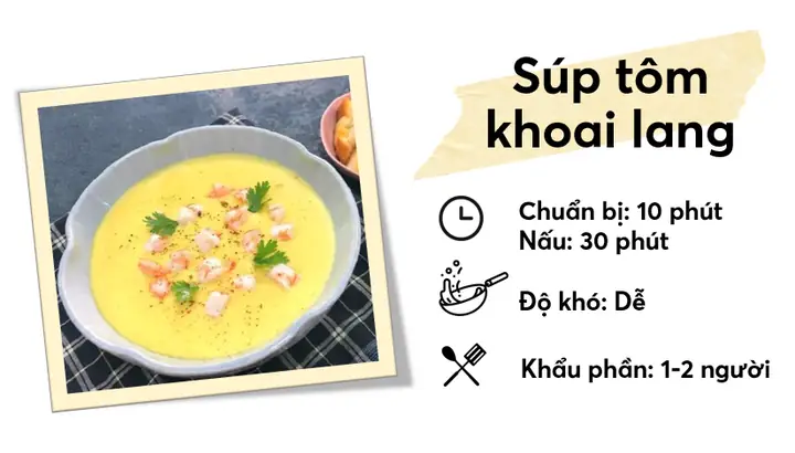 Công Thức **Cách Nấu Bột Tôm Khoai Lang** Thơm Ngon, Bổ Dưỡng Cho Bé Công Thức **Cách Nấu Bột Tôm Khoai Lang** Thơm Ngon, Bổ Dưỡng Cho Bé