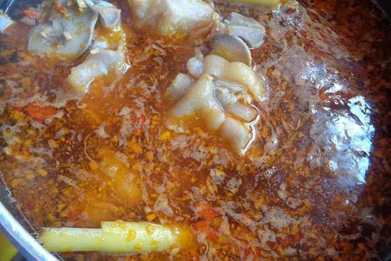 cách nấu bún bò giò heo