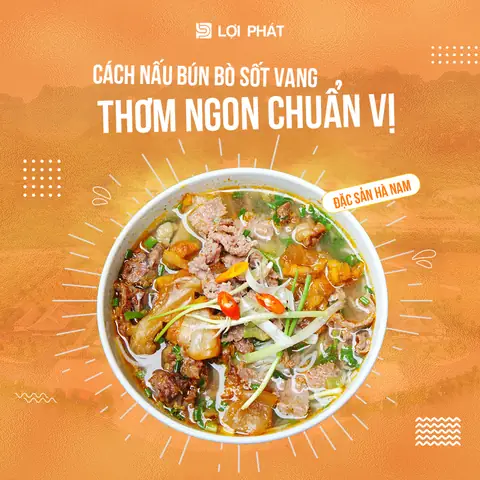 Hướng dẫn chi tiết cách nấu bún bò sốt vang ngon chuẩn vị Hướng dẫn chi tiết cách nấu bún bò sốt vang ngon chuẩn vị
