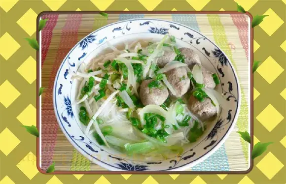 cách nấu bún bò viên