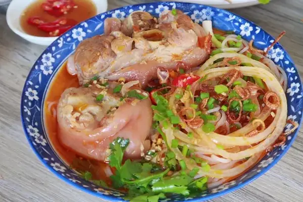 cách nấu bún giò heo