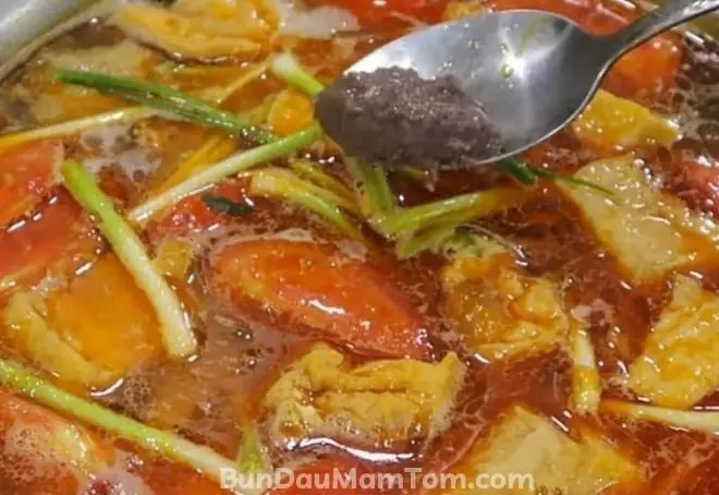 cách nấu bún riêu cua miền nam