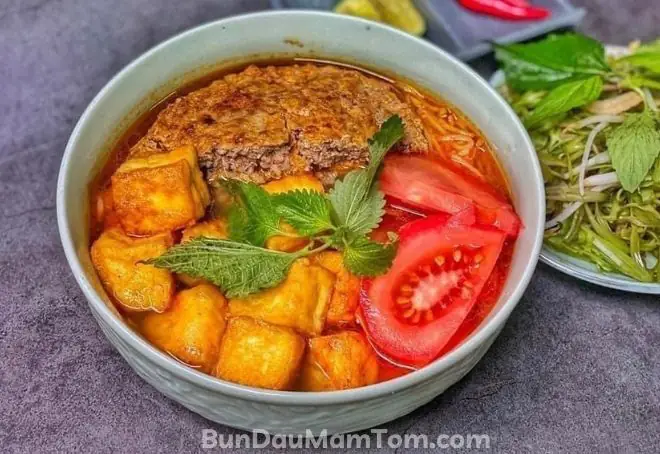 cách nấu bún riêu cua miền nam